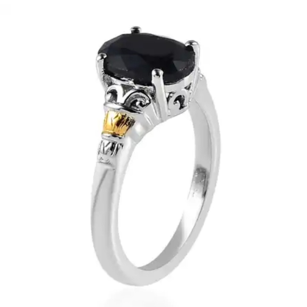 KARIS MIDNIGHT SAPPHIRE RING AND PENDANT - Picture 4 of 8